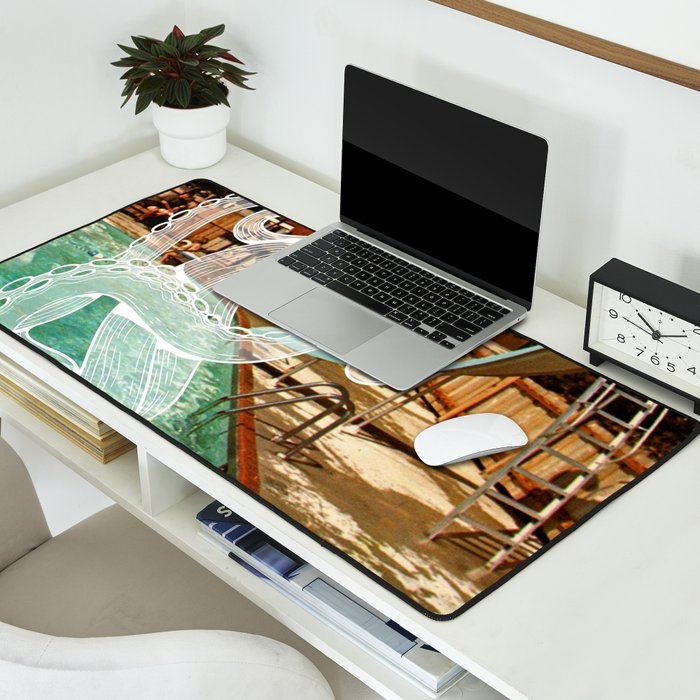 Octopus splash Desk Mat Gallery Image 2