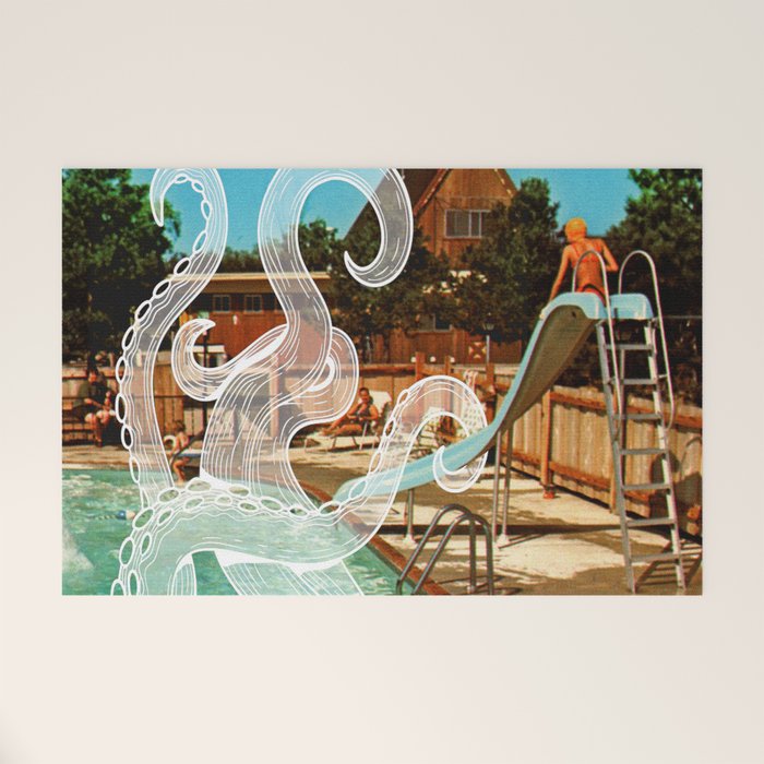 Octopus splash Welcome Mat Gallery Image 1