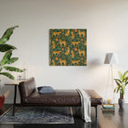 Spring Cheetah Pattern II - Lush Green Wood Wall Art Gallery Image 2