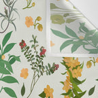 Vintage Wildflowers / Cozy Botanicals Wall Tapestry Gallery Image 3