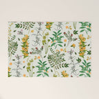 Vintage Wildflowers / Cozy Botanicals Welcome Mat Gallery Image 1