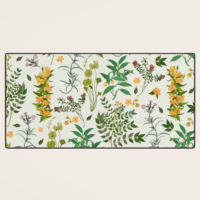 Vintage Wildflowers / Cozy Botanicals Desk Mat Gallery Image 3