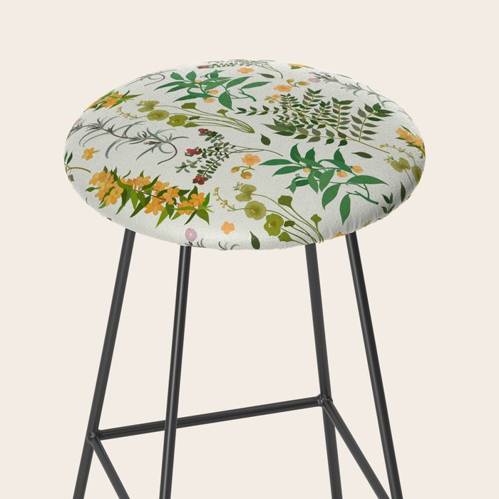 Vintage Wildflowers / Cozy Botanicals Stool Gallery Image 2
