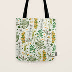 Vintage Wildflowers / Cozy Botanicals Tote Bag Gallery Image 1