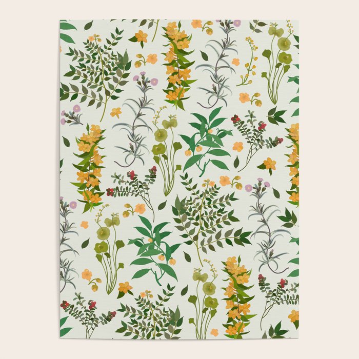 Vintage Wildflowers / Cozy Botanicals Poster Gallery Image 4