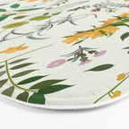 Vintage Wildflowers / Cozy Botanicals Bath Mat Gallery Image 3
