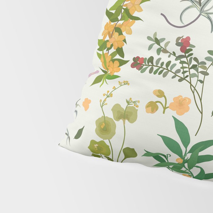 Vintage Wildflowers / Cozy Botanicals Pillow Sham Gallery Image 4