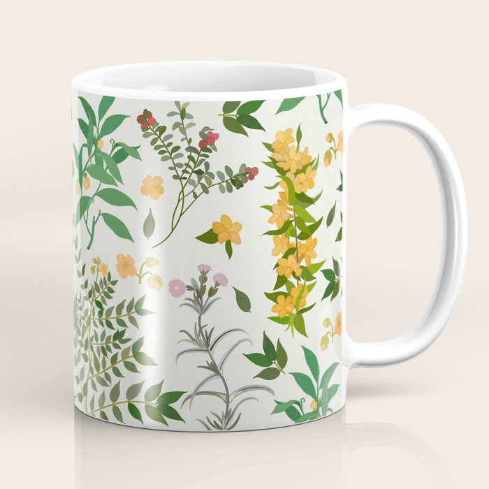 Vintage Wildflowers / Cozy Botanicals Coffee Mug Gallery Image 1