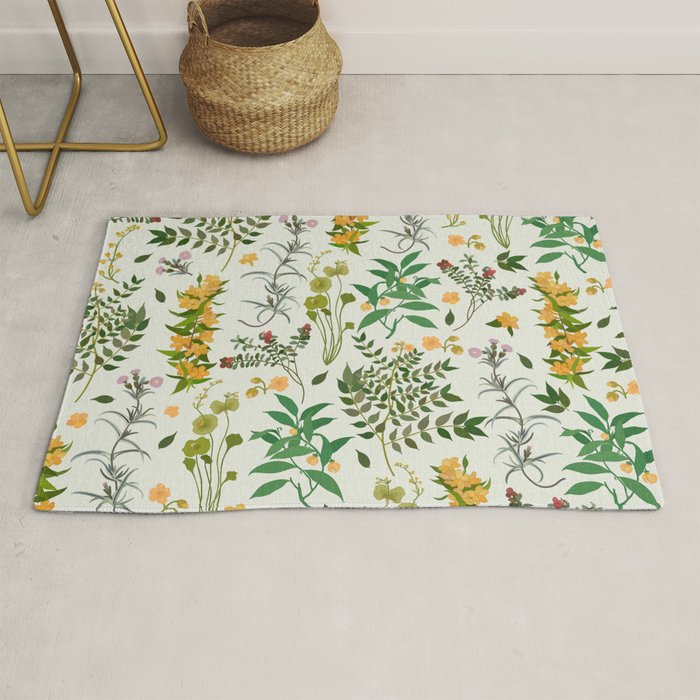 Vintage Wildflowers / Cozy Botanicals Rug Gallery Image 1