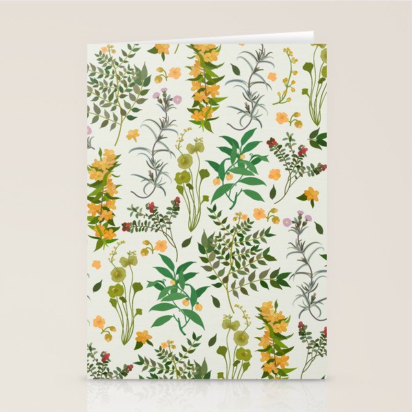 Vintage Wildflowers / Cozy Botanicals Stationery Card Gallery Image 2