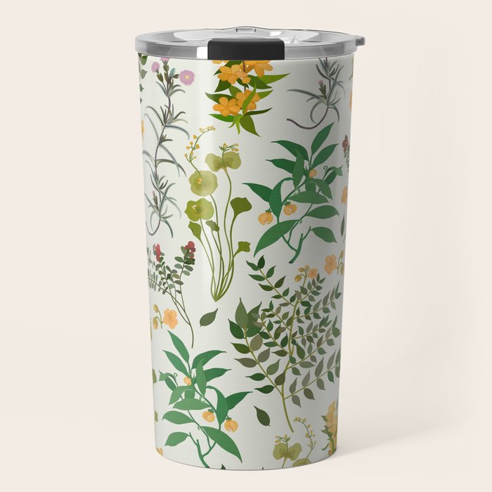 Vintage Wildflowers / Cozy Botanicals Travel Mug Gallery Image 1