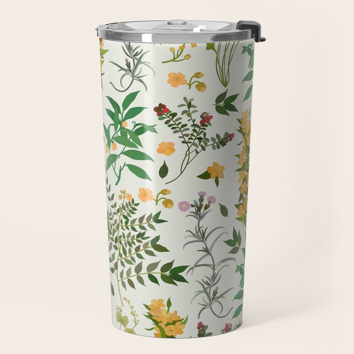 Vintage Wildflowers / Cozy Botanicals Travel Mug Gallery Image 2