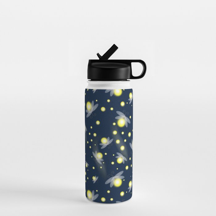 Fireflies at Night Water Bottle Gallery Image 1