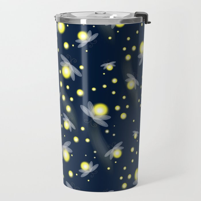 Fireflies at Night Travel Mug Gallery Image 2