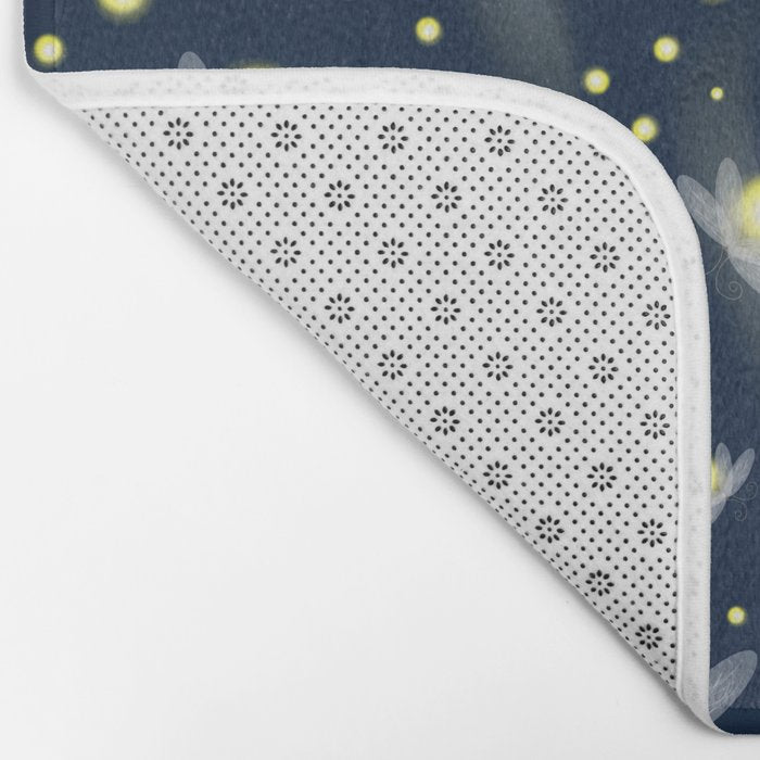 Fireflies at Night Bath Mat Gallery Image 2