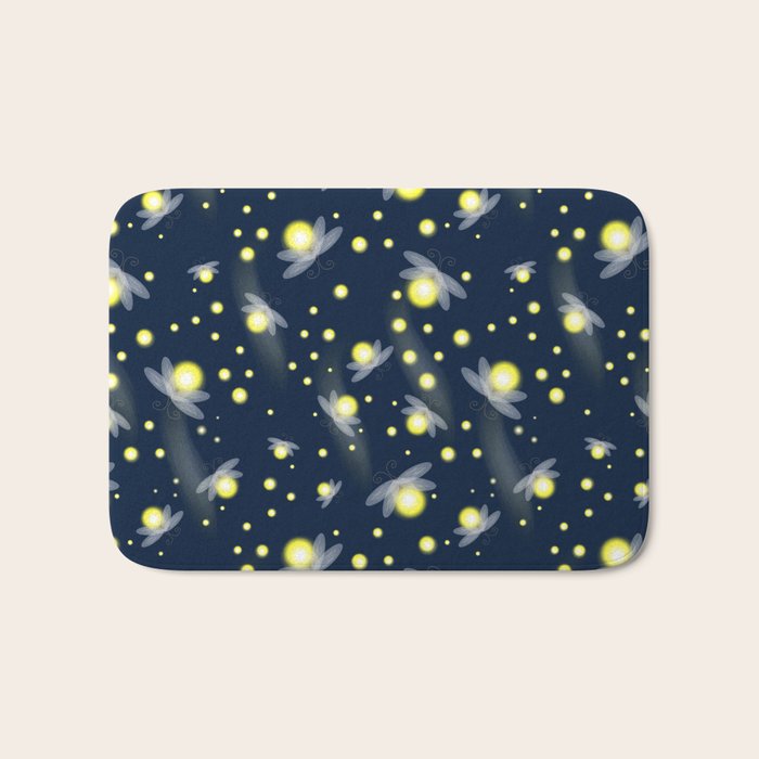 Fireflies at Night Bath Mat Gallery Image 1