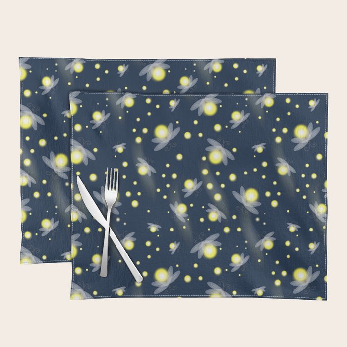 Fireflies at Night Placemat Gallery Image 1