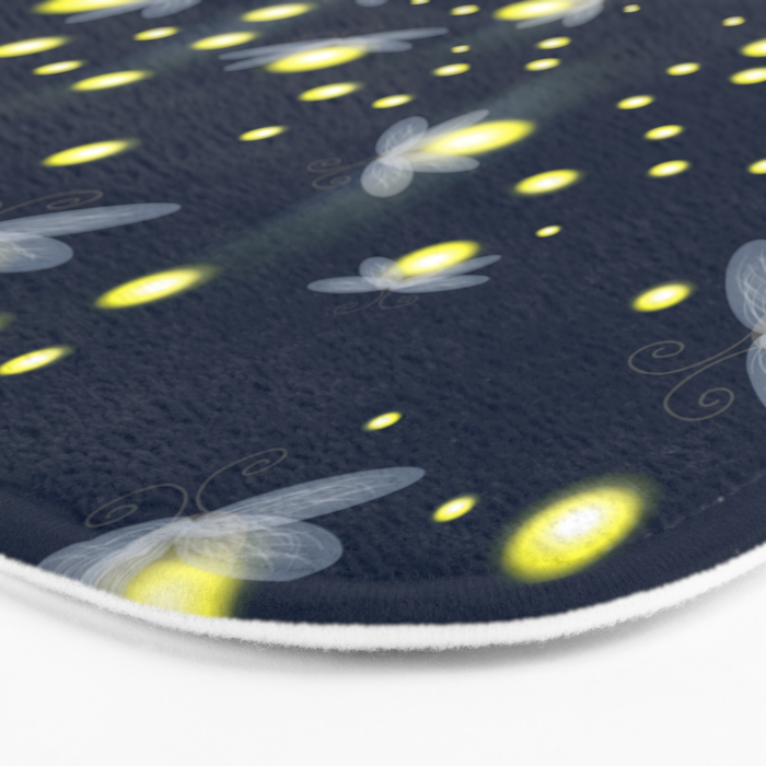 Fireflies at Night Bath Mat Gallery Image 3