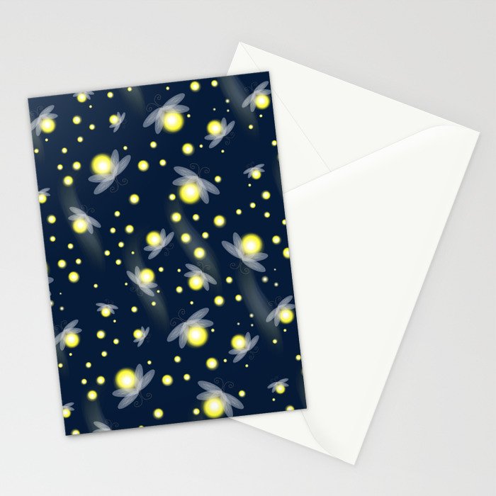 Fireflies at Night Stationery Card Gallery Image 2