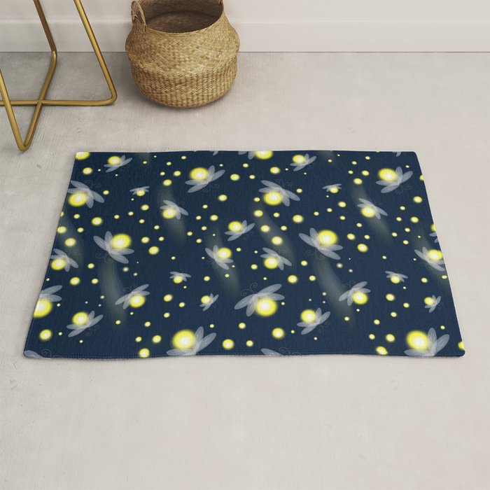 Fireflies at Night Rug Gallery Image 1