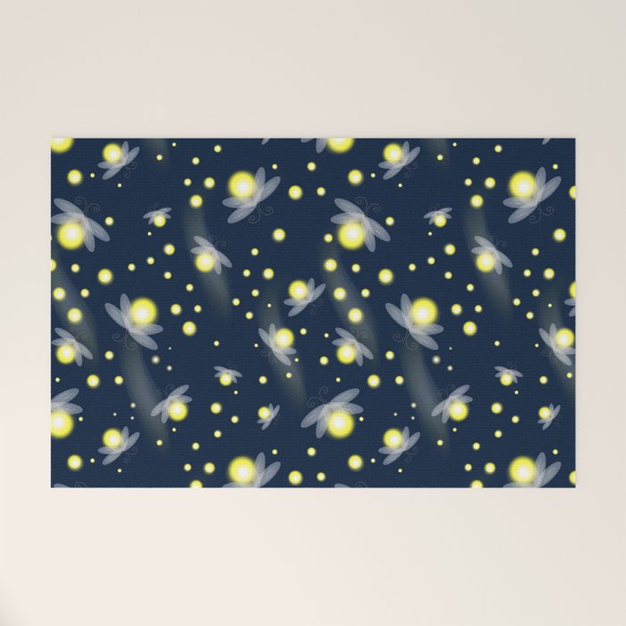 Fireflies at Night Welcome Mat Gallery Image 1