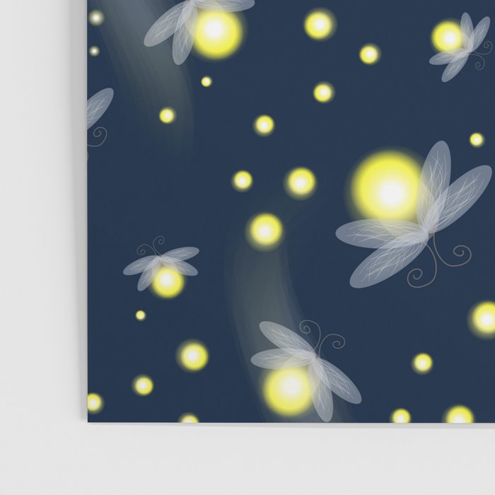 Fireflies at Night Poster Gallery Image 3