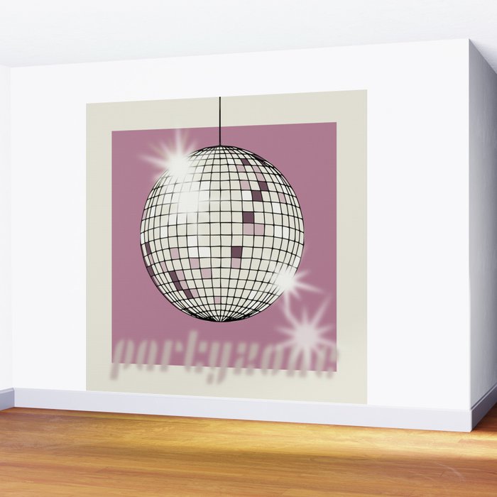 Celebrate the 80s Partyzone pink Wall Mural Gallery Image 2