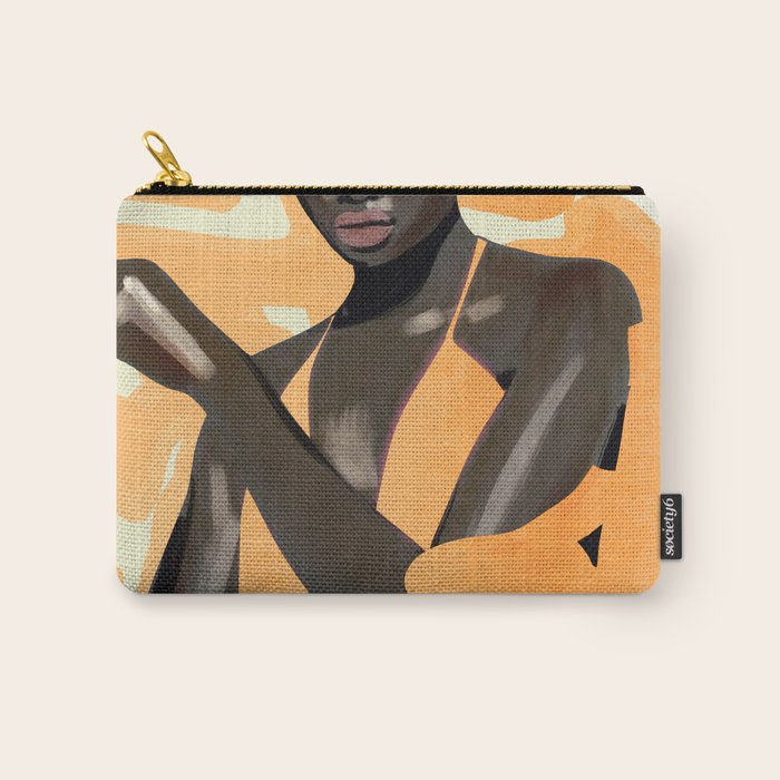 Girl Portrait 28 Carry All Pouch Gallery Image 1