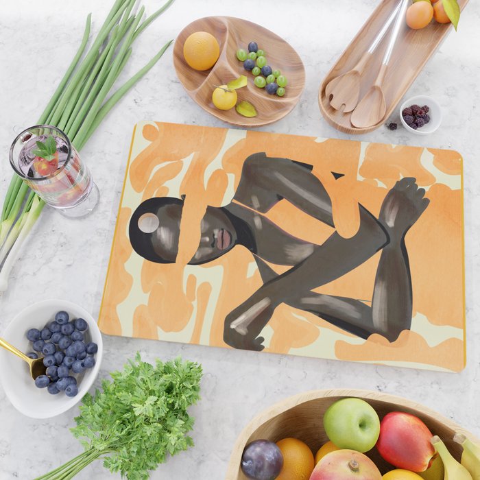 Girl Portrait 28 Cutting Board Gallery Image 2