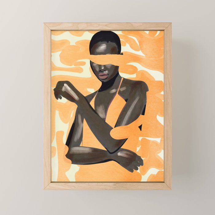 Girl Portrait 28 Mini Art Print Gallery Image 1