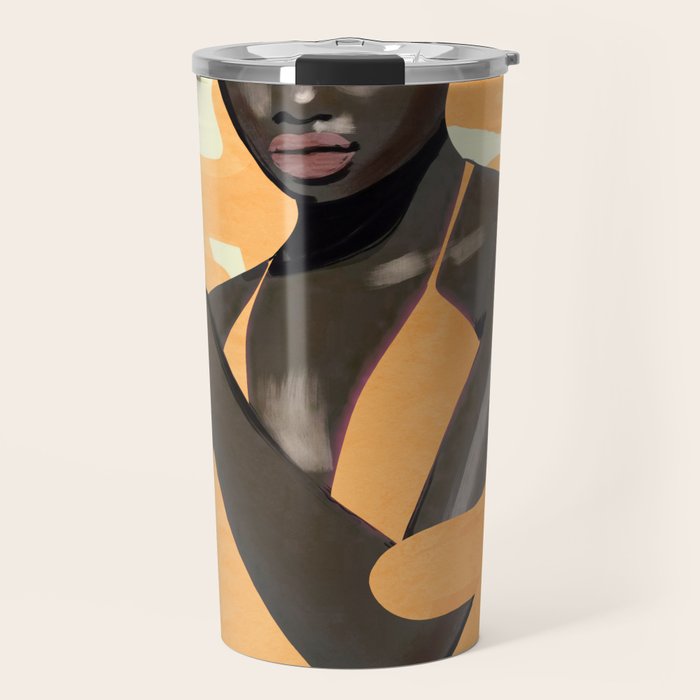 Girl Portrait 28 Travel Mug Gallery Image 1