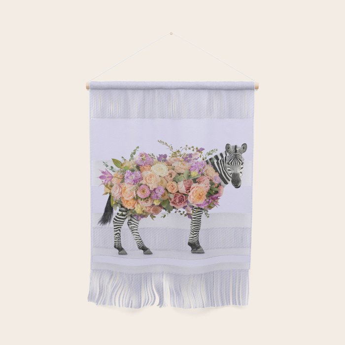 FLORAL ZEBRA Wall Hanging Gallery Image 1