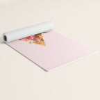 FLORAL PIZZA Yoga Mat Gallery Image 2