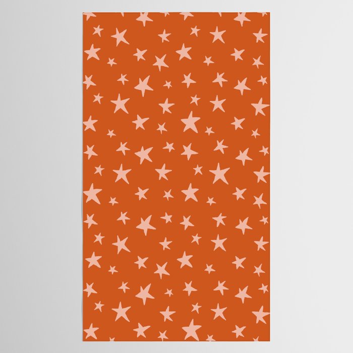 Stars Pumpkin Spice Tablecloth Gallery Image 2