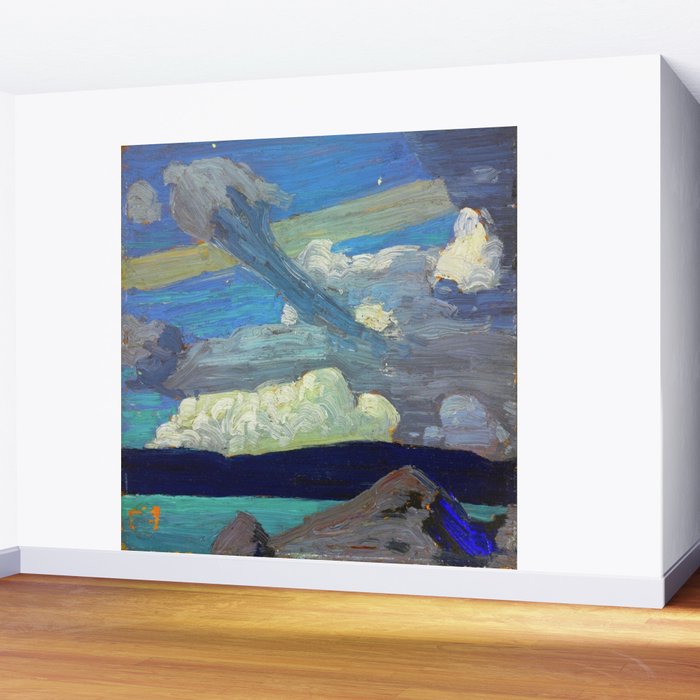 Tom Thomson Clouds ("The Zeppelins") 1915 Canadian Landscape Artist Wall Mural Gallery Image 2