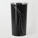 Minimal Line Drawing Figure Travel Mug Gallery Image 1
