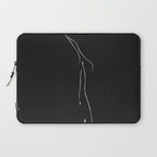 Minimal Line Drawing Figure Laptop Sleeve Gallery Image 1