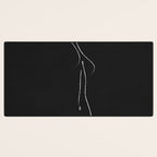 Minimal Line Drawing Figure Desk Mat Gallery Image 3