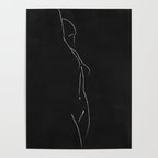 Minimal Line Drawing Figure Poster Gallery Image 4