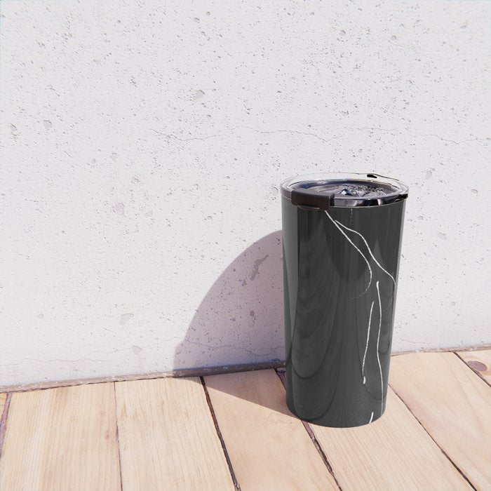 Minimal Line Drawing Figure Travel Mug Gallery Image 4