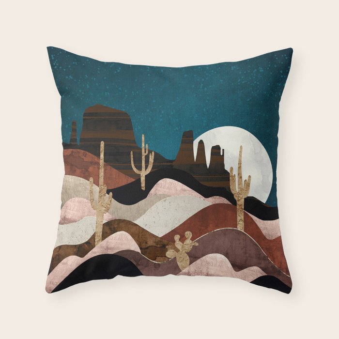 Desert Stars Throw Pillow Gallery Image 1