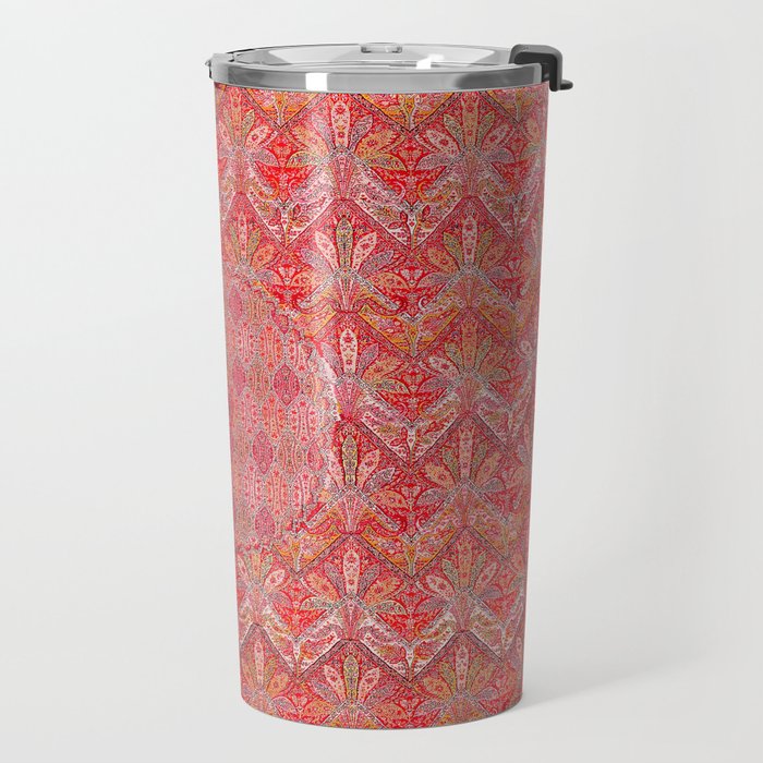 Kashmir North Indian Moon Shawl Print Travel Mug Gallery Image 2