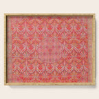 Kashmir North Indian Moon Shawl Print Serving Tray Gallery Image 1