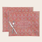Kashmir North Indian Moon Shawl Print Placemat Gallery Image 1