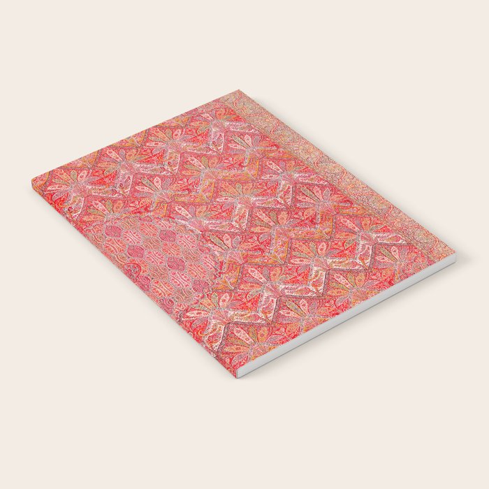 Kashmir North Indian Moon Shawl Print Notebook Gallery Image 2