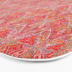 Kashmir North Indian Moon Shawl Print Bath Mat Gallery Image 3