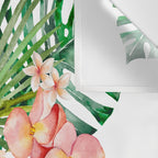 Tropical Jungle Hibiscus Flowers - Floral Wall Tapestry Gallery Image 3