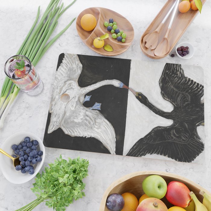 Hilma af Klint, The Swan, No. 1 Cutting Board Gallery Image 2