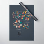 Cat Landscape 143 Wrapping Paper Gallery Image 1
