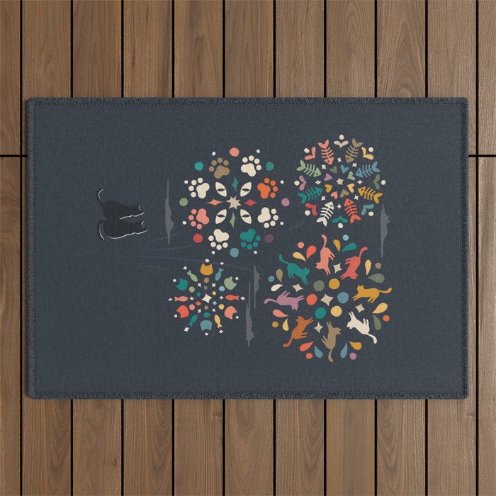 Cat Landscape 143 Outdoor Rug Gallery Image 1